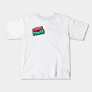 GRRRL POWER Kids T-Shirt